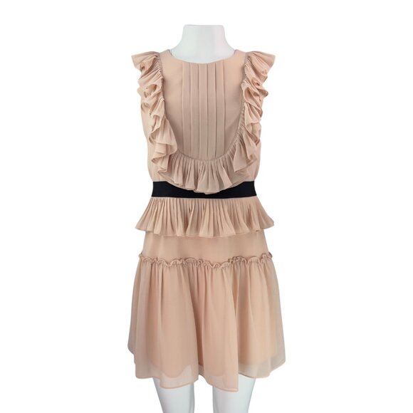 BCBG Dusty Rose Ruffle Dress - Picture 1 of 2